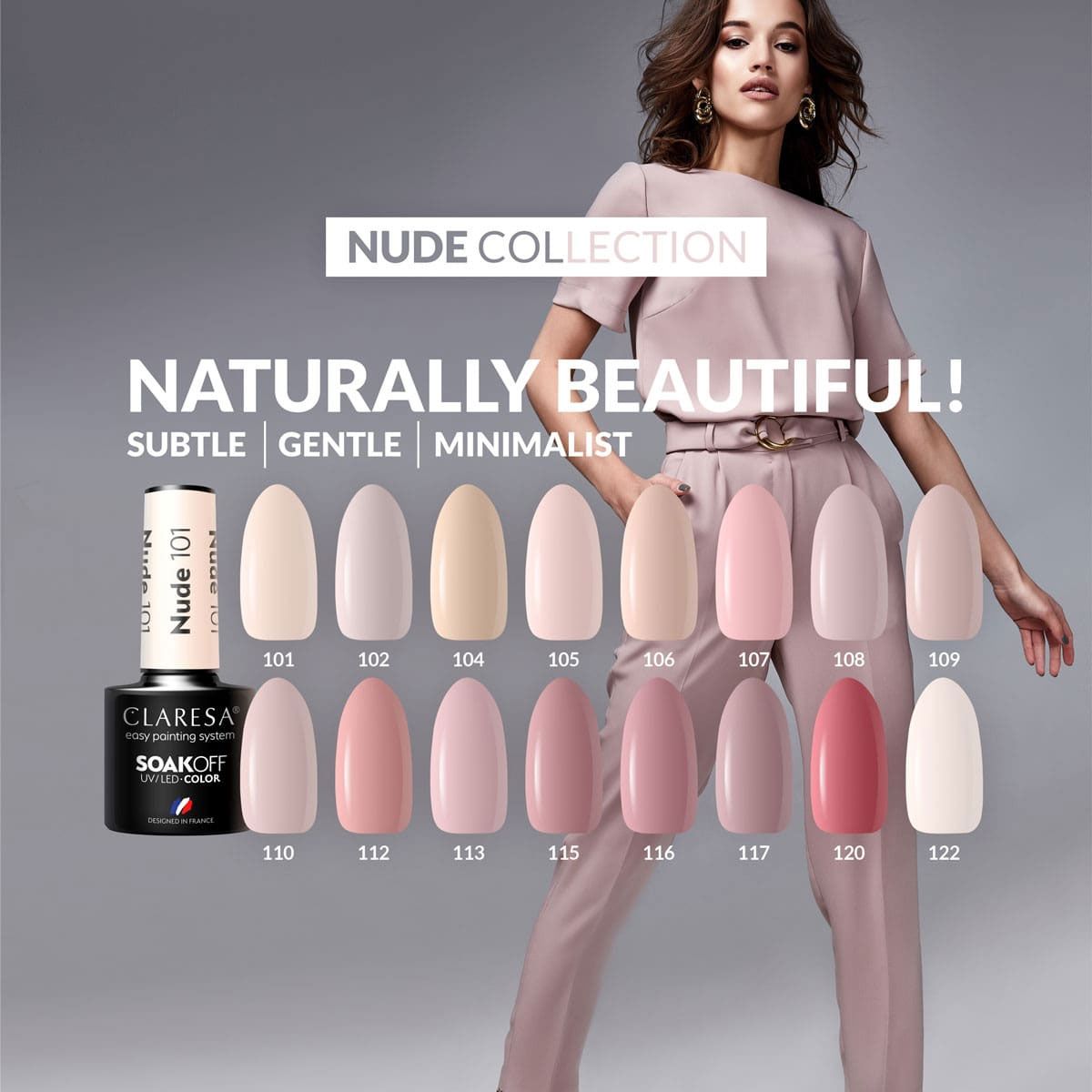 Claresa Claresa UV a conduit Gellak 5ml nue 112