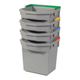 Seau Numatic gris anse jaune (5 litres)