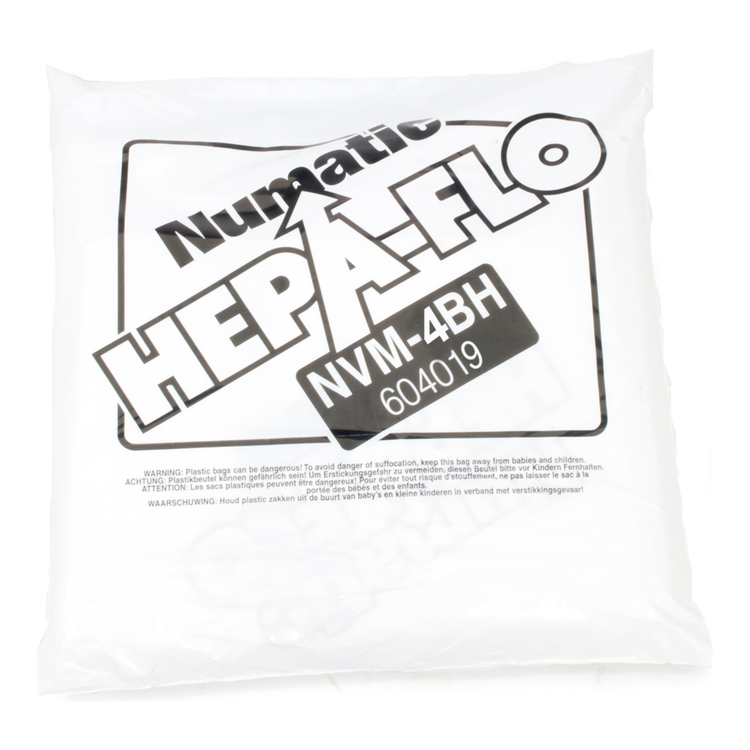 Sac d'aspirateur Numatic nvm-4bh hepaflow (10 pièces)