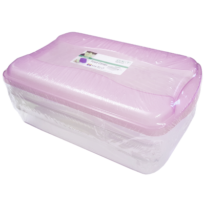 Oct récipients pour aliments frais easy fresh violet avec couvercle 3 pièces