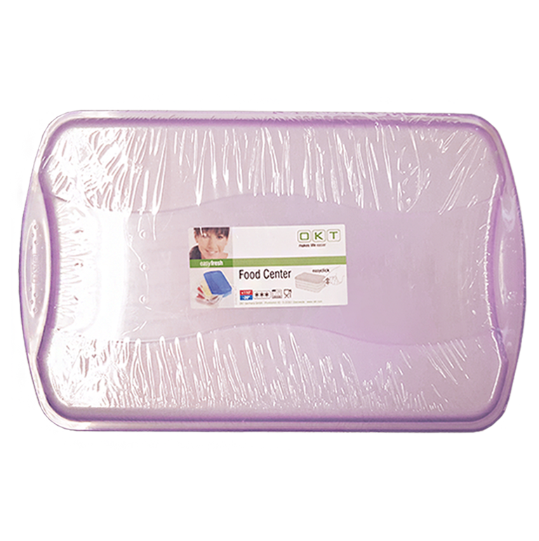 Oct récipients pour aliments frais easy fresh violet avec couvercle 3 pièces