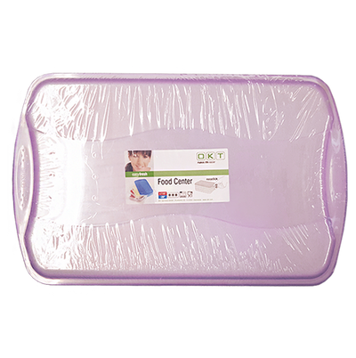 Oct récipients pour aliments frais easy fresh violet avec couvercle 3 pièces