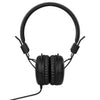 Casque casque NEDIS HPWD1100BK avec cordon à l'oreille pliable 1,2 m de câble rond noir