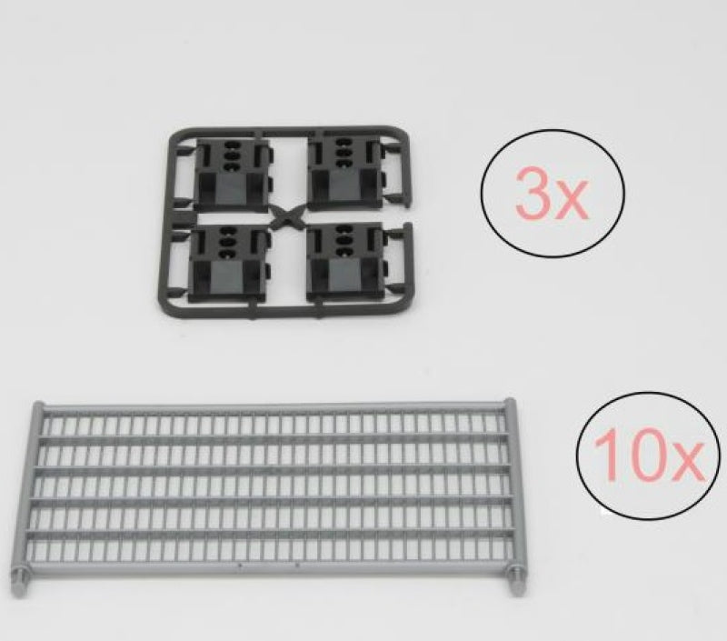 Partie Bruder : 10x clôture de construction + 12x bloc de support