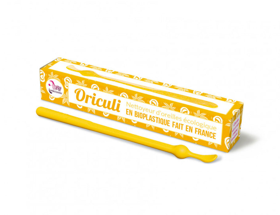 Lazazuna oriculi oreille bâton bioplastique jaune