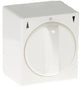 Interrupteur rotatif pour stores en saillie blanc - 4660110