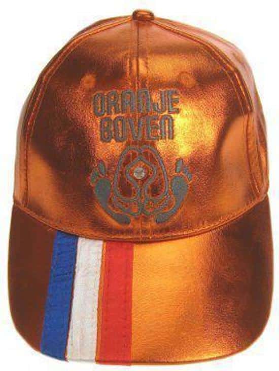 Van der Doelen Oranje au-dessus du chapeau avec élastique derrière