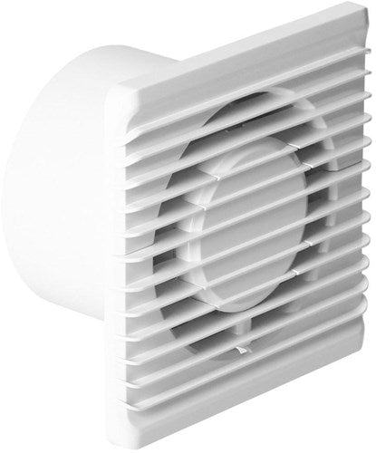 Orno salle de bain - ventilateur WC blanc 100mm + minuterie et capteur - 8611020