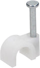 Orno serre-câble 6mm rond blanc sachet (100) - 4113212