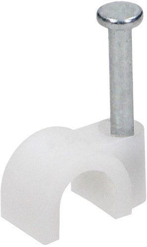Orno serre-câble 6mm rond blanc sachet (25) - 4113202