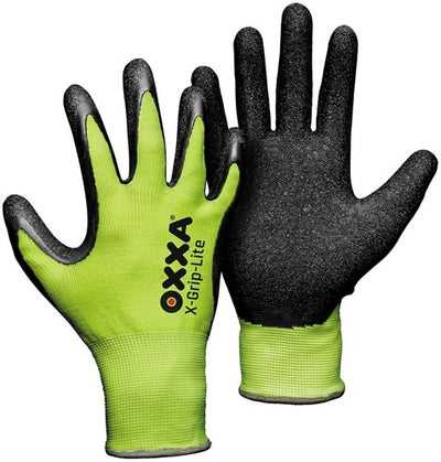 Oxxa x-grip-lite 51-025 gant noir jaune 9 | 12 pièces