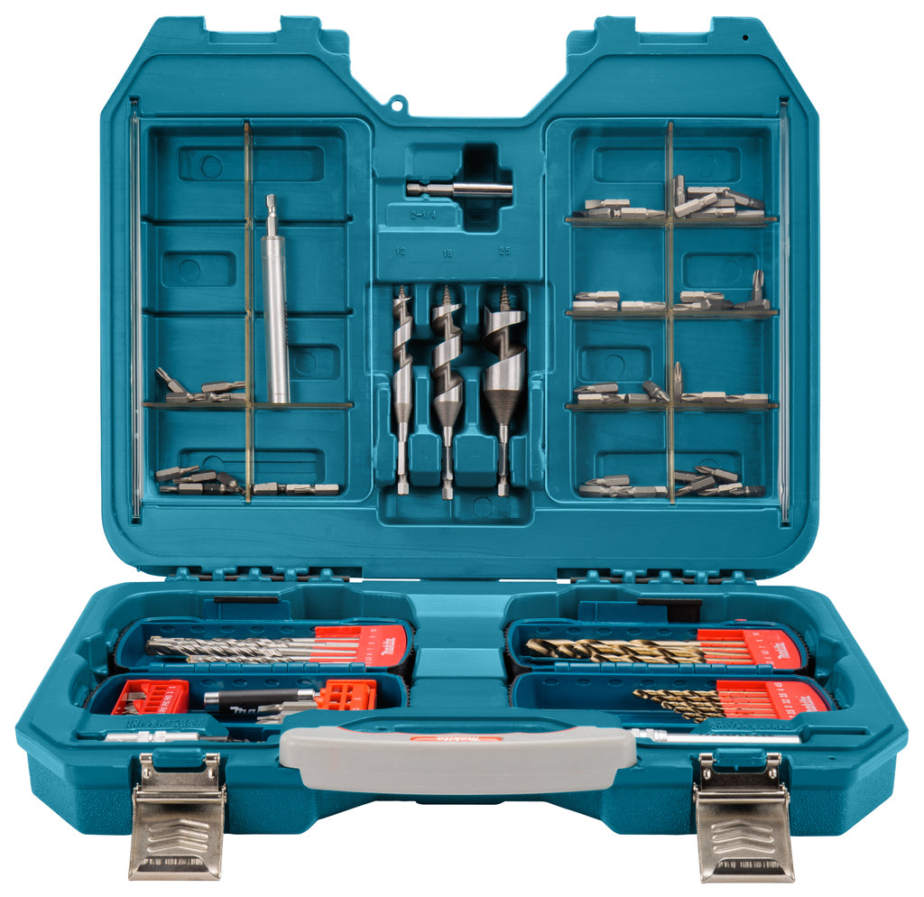 Accessoires Makita p-71065 | jeu d'embouts de forage et de tournevis | 104 pièces en étui