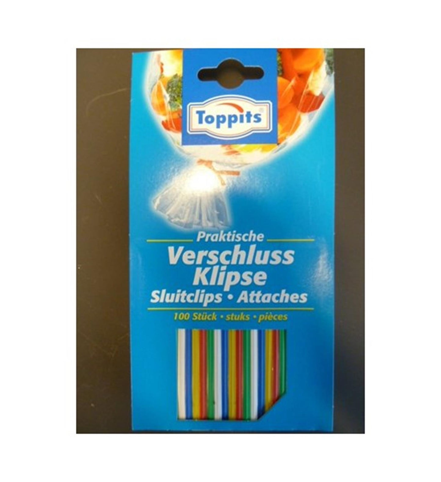 Clips de fermeture Toppits, paquet de 100