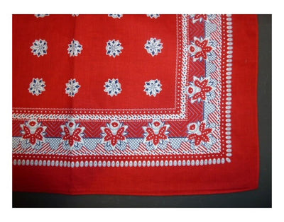 Mouchoir de fermier rouge 55x55cm paquet de 12 pcs