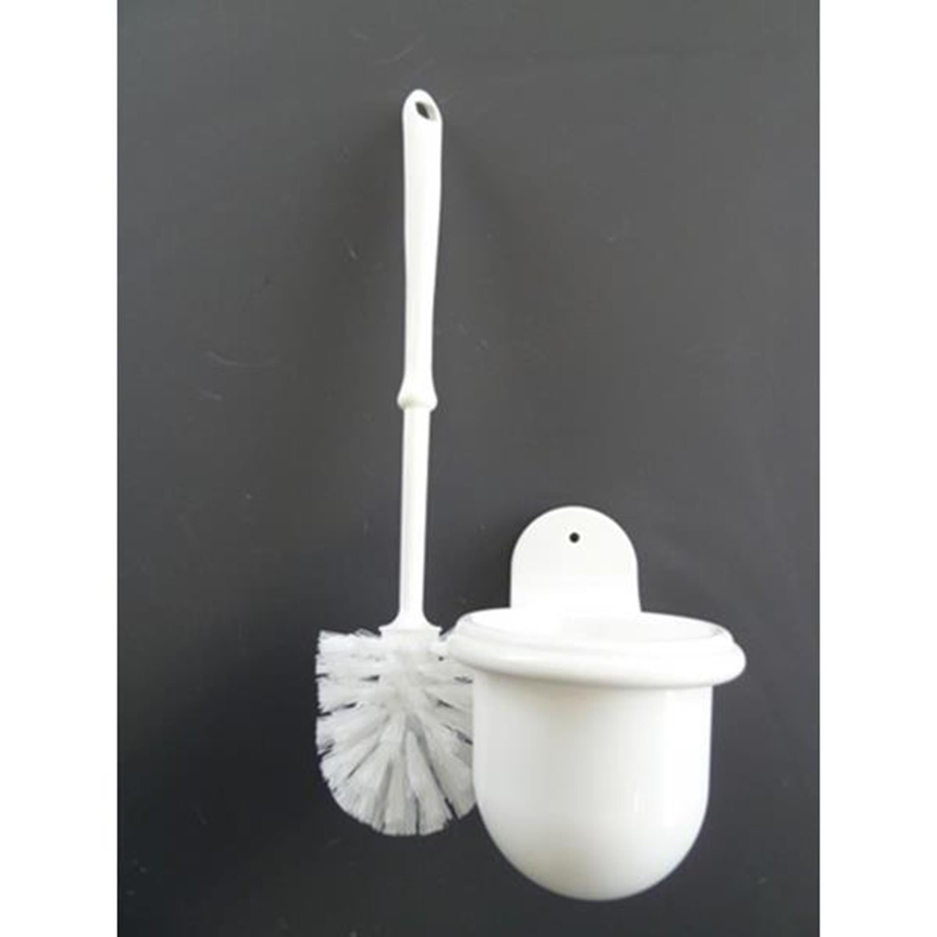 Robinetterie de WC en plastique blanc