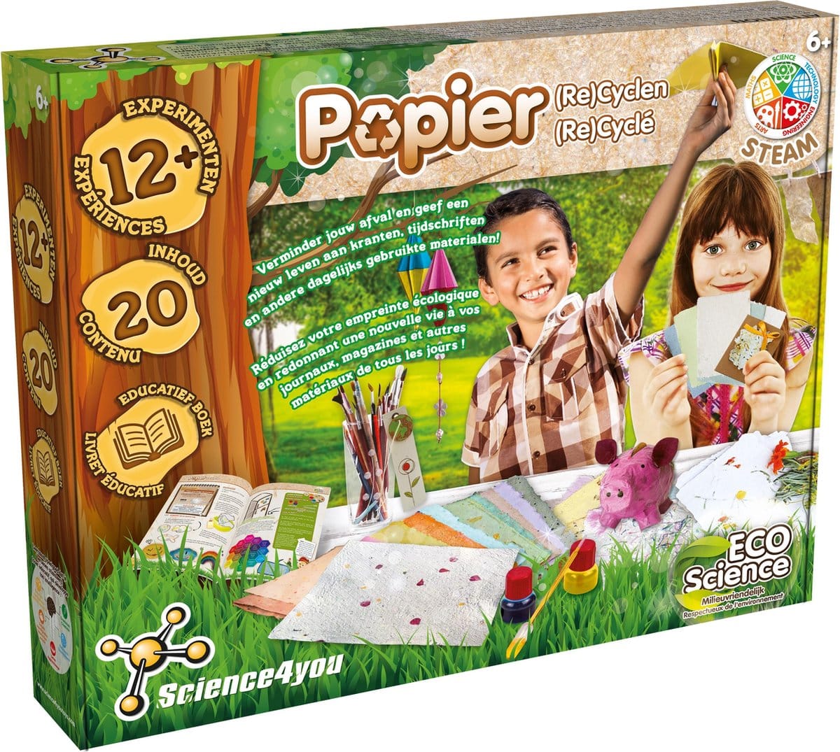 Recyclage du papier de Science 4 You, Set Experiment