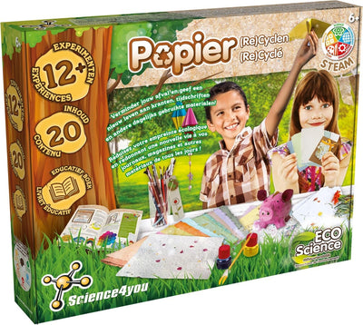 Recyclage du papier de Science 4 You, Set Experiment