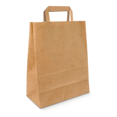 Sac en papier petit 22+10x28cm marron (250 pièces)