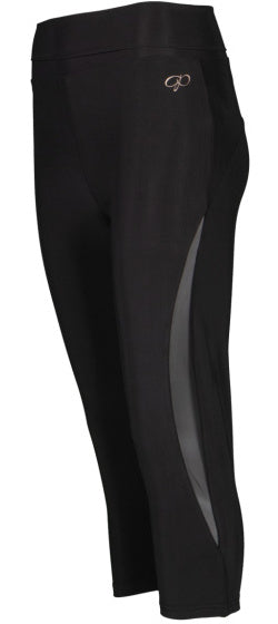 Papillon Capri 3 4 Legging sportif dames noires taille s