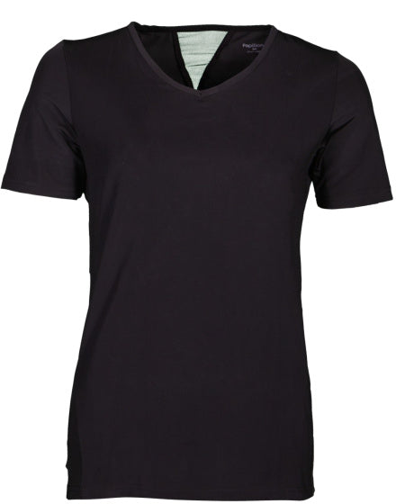 Papillon Fitness Shirt S SL V V-Neck Ladies Black Taille S