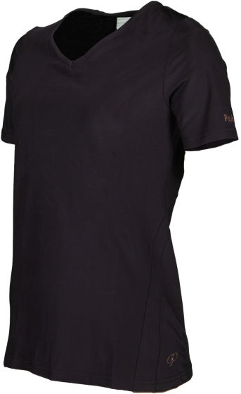 Papillon Fitness Shirt S SL V V-Neck Ladies Black Taille S