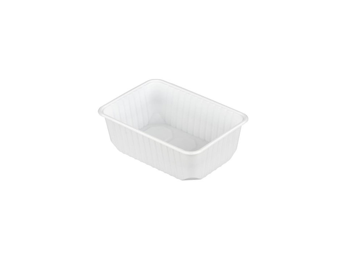 Papstar récipient jetable 1l avec couvercle 50pcs