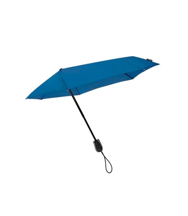 Impliva Stormparaplu pliable aérodynamique jusqu'à 80 km H bleu