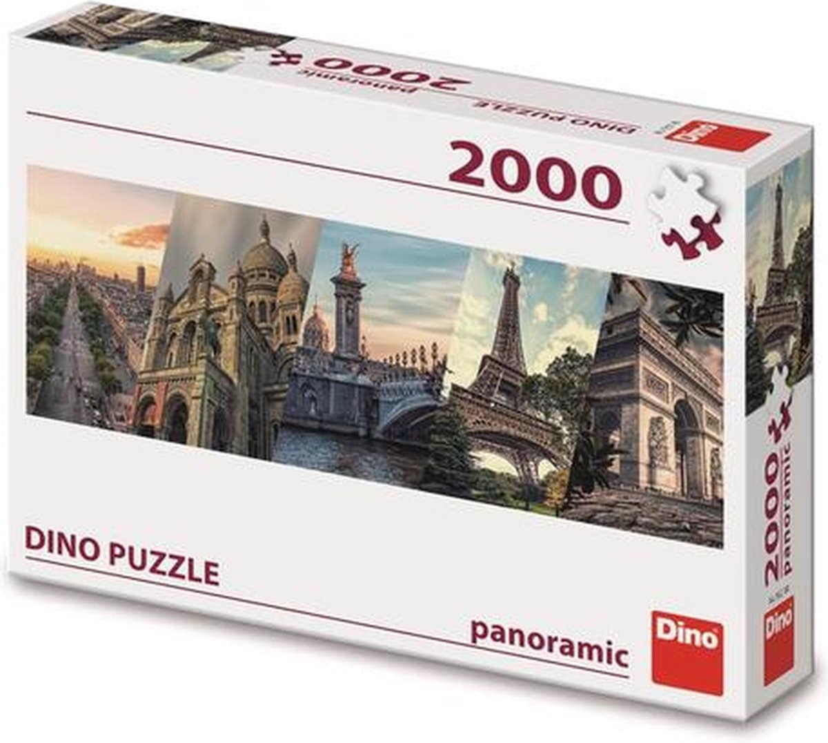Dinotoys Dino Puzzle - Panoramic Paris - 2000 pièces