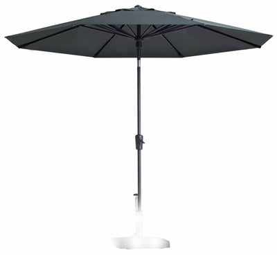 Madison parasol paros 300cm twist-up gris