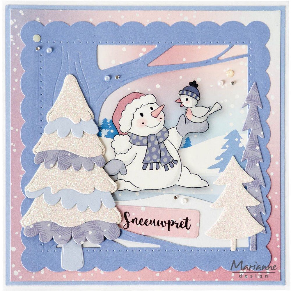 Marianne design • bloc papier Les rêves d'hiver d'Eline