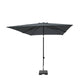 Madison Parasol Moraira 230x230 cm Gray