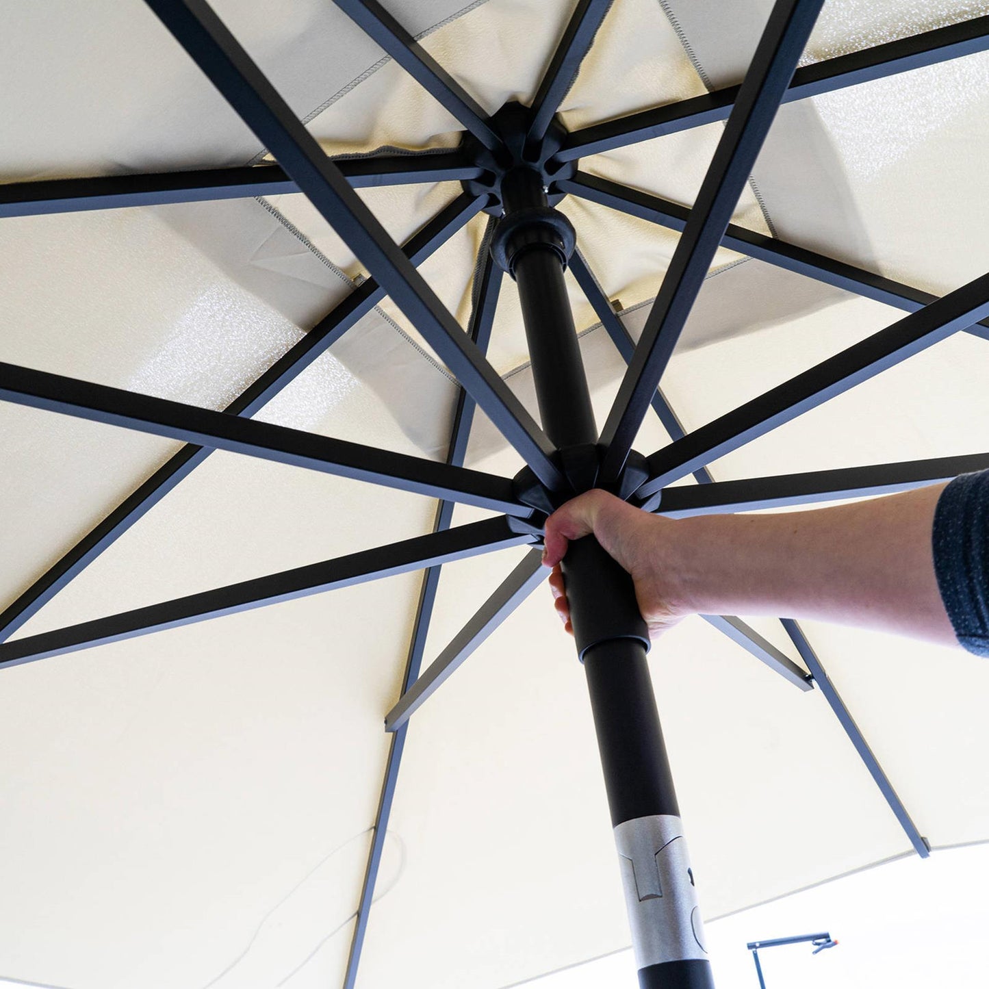 Madison Parasol Moraira 230x230 cm Gray