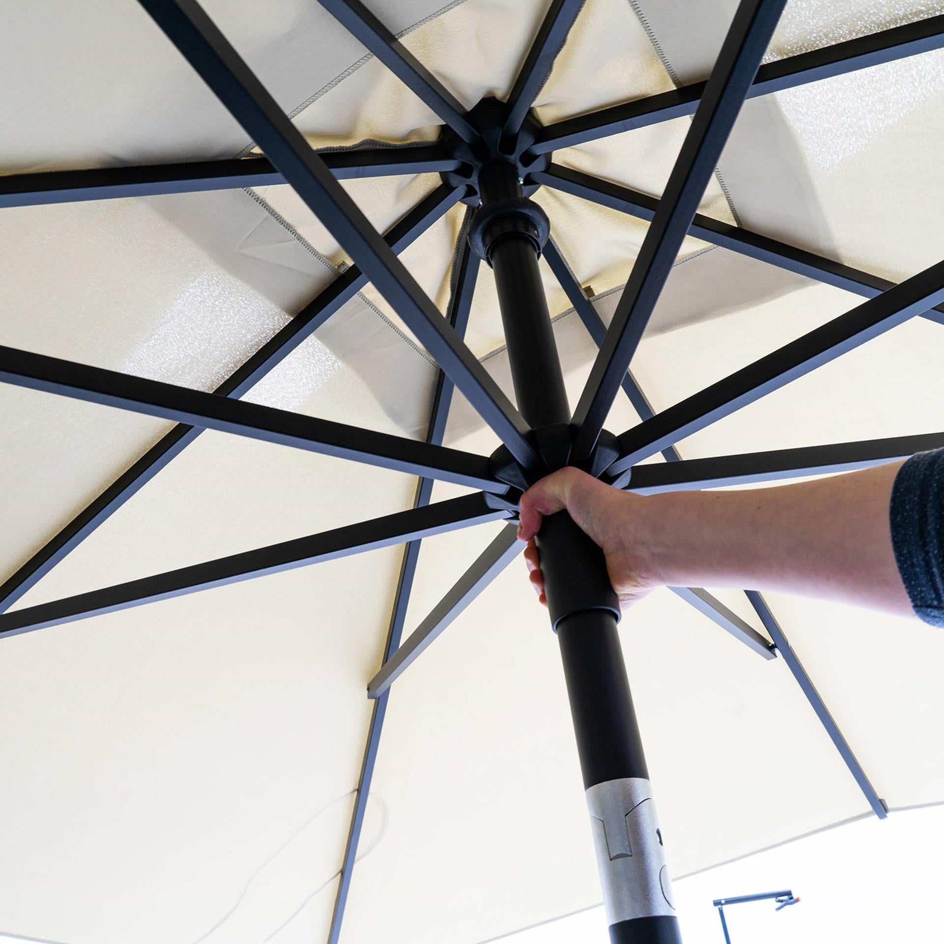 Madison Parasol Moraira 230x230 cm Gray