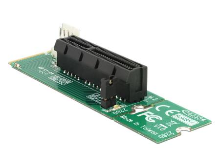Adaptateur Dellock M.2 Key M Male> PCI Express X4 Slot