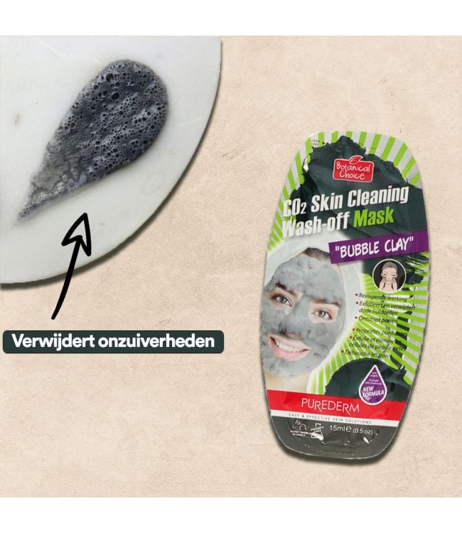 Purederm Purem Cleaning Bubble Clay Face Mask