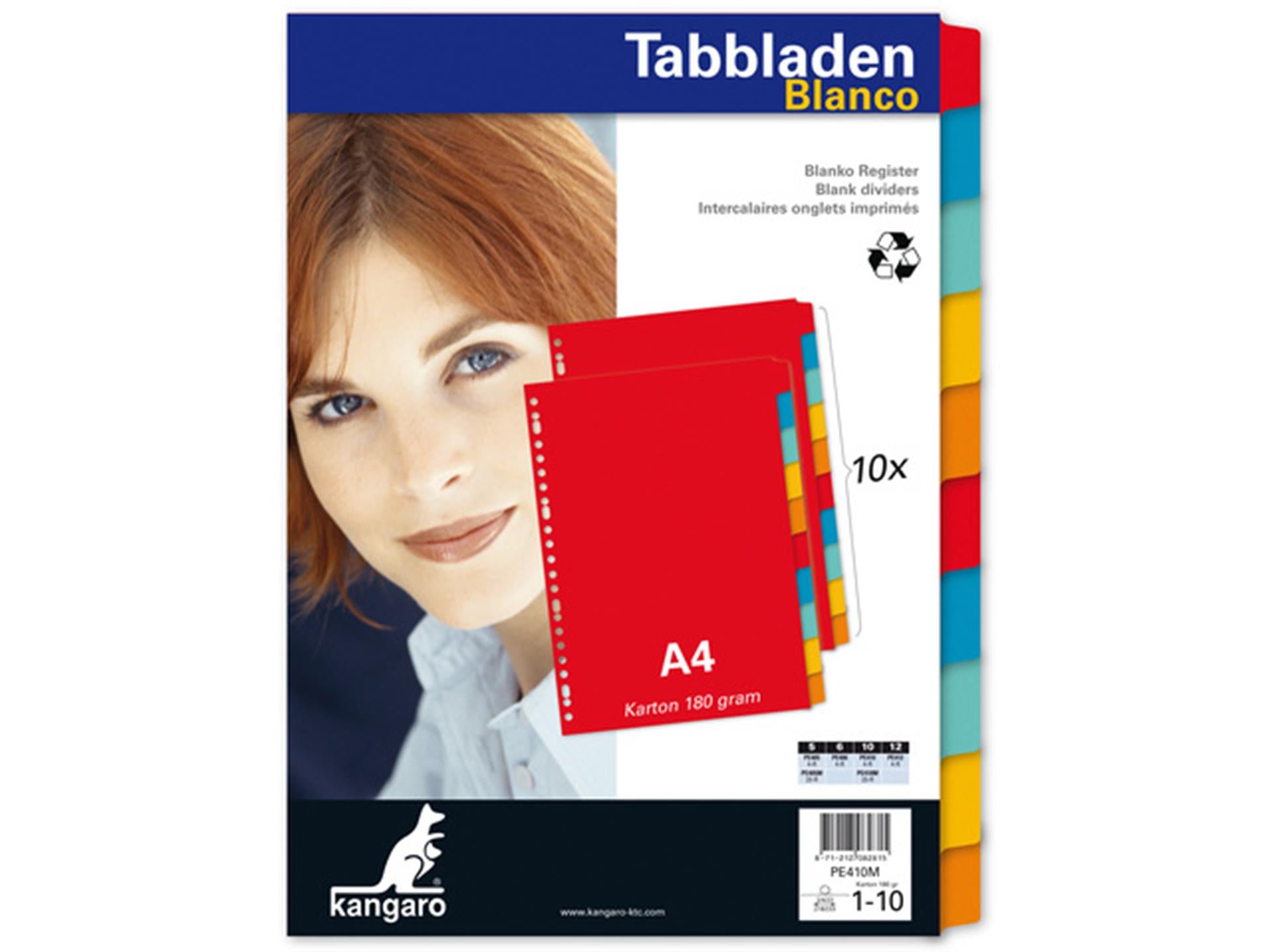 Onglets Kangaro a4 23 anneaux carton