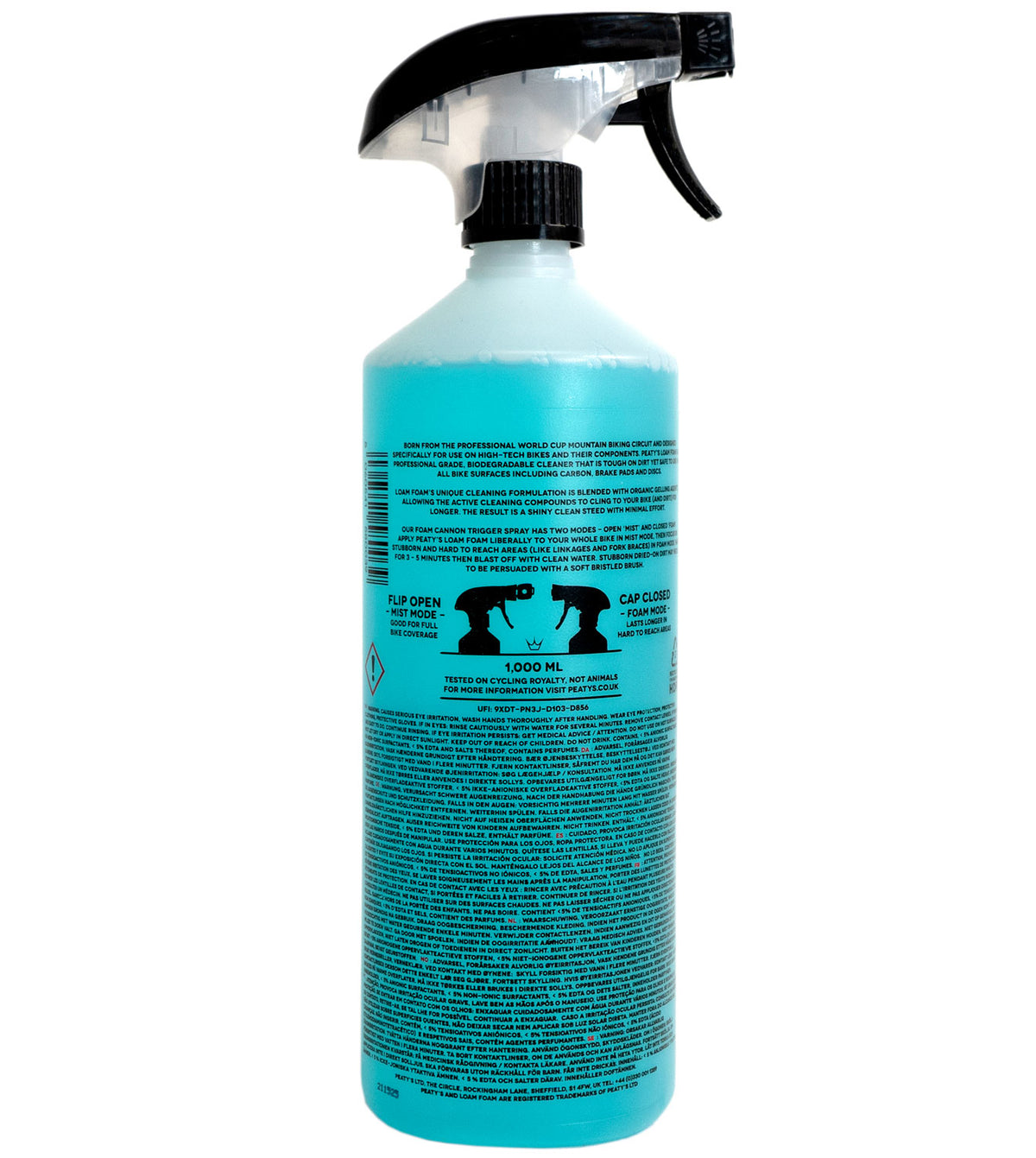 Nettoyant mousse limoneux tourbé 1 litre