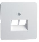 Peha plaque de recouvrement catv et rnis double lw 4602272
