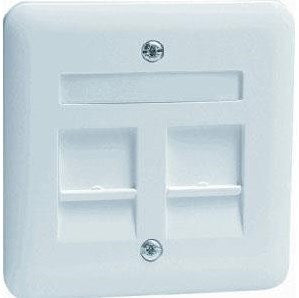 Peha plaque de recouvrement catv isdn double gauche droite - 4602274