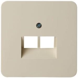 Peha cadre de couverture catv et rnis double crème 4602072