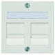 Peha badora lw plaque de recouvrement pour UTP double - 4603295