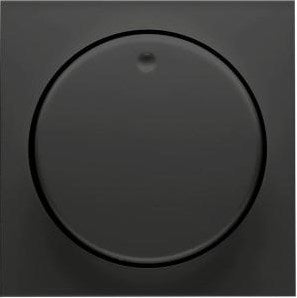 Peha badora plaque de recouvrement noir mat + variateur à bouton - 4603750