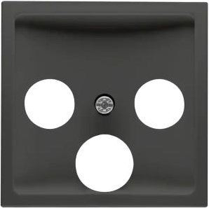 Peha badora plaque de recouvrement noir mat pour coaxial - 4603560