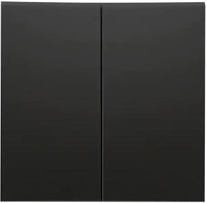 Peha badora bascule noir mat pour interrupteur série - 4603730