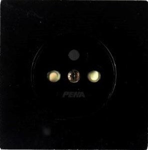 Peha WC encastrable simple dialogue noir - 4602610