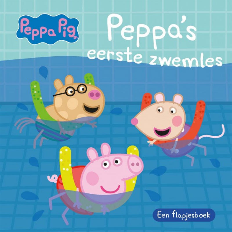 Gros ballon, première leçon de natation de Peppa