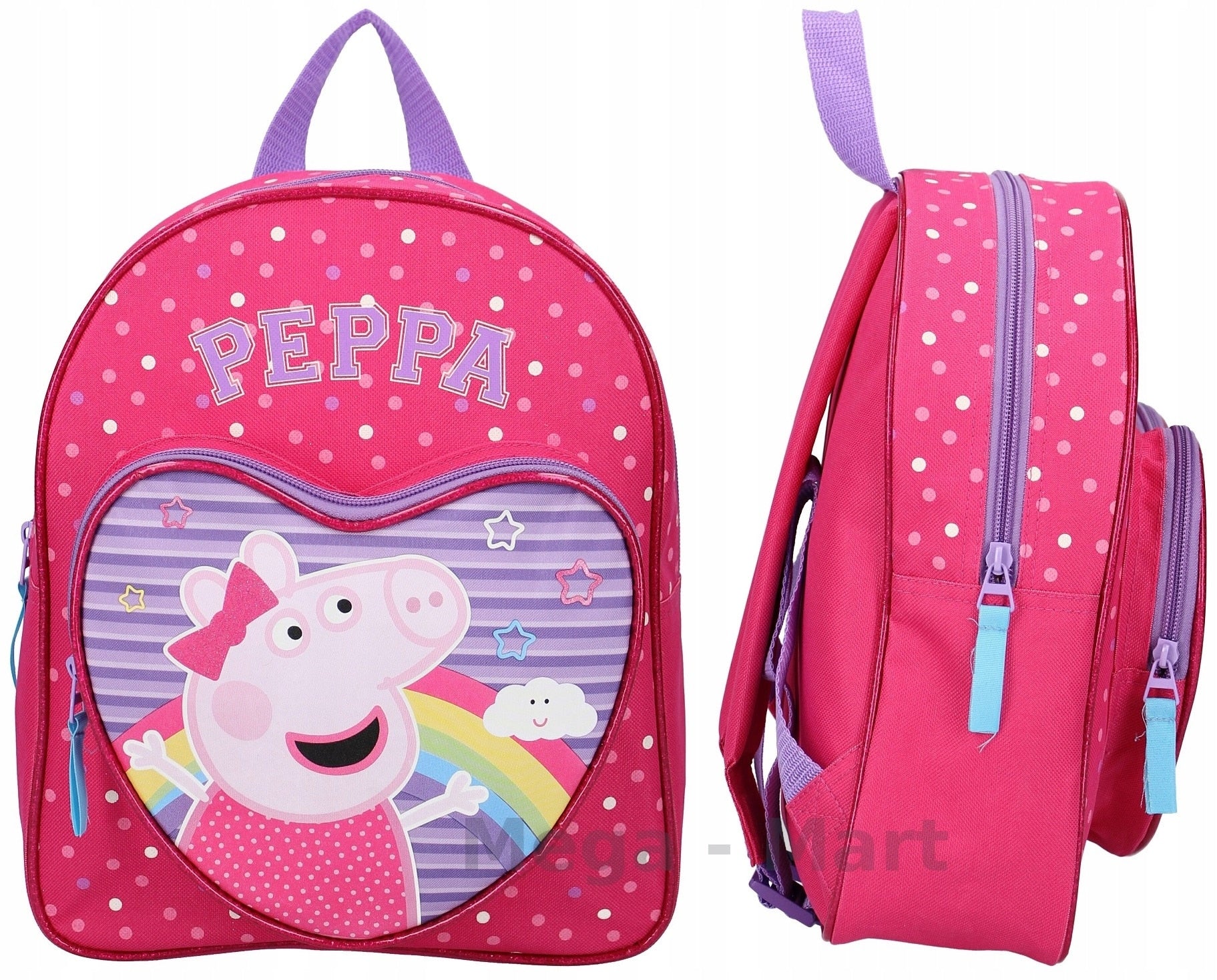 Sac à dos Otto Simon Peppa Pig avec 2 poches