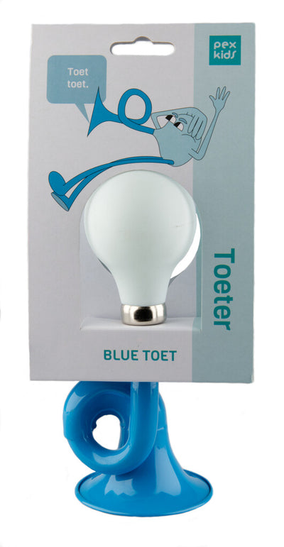 Cycling Horn Lure Pexkids - Bleu avec une balle blanche