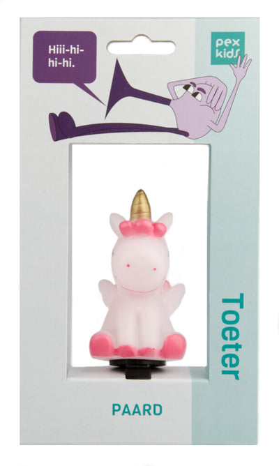 Horne cycliste PEXKIDS Horse - Blanc