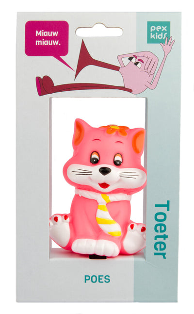 Horne cycliste PEXKIDS KATTEN - PINK